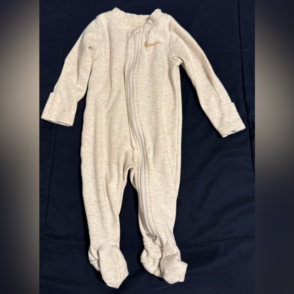 Nike Beige Kids Footed One Piece